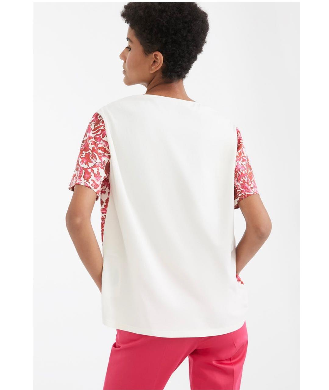 WEEKEND MAX MARA Мульти хлопковая футболка, фото 8
