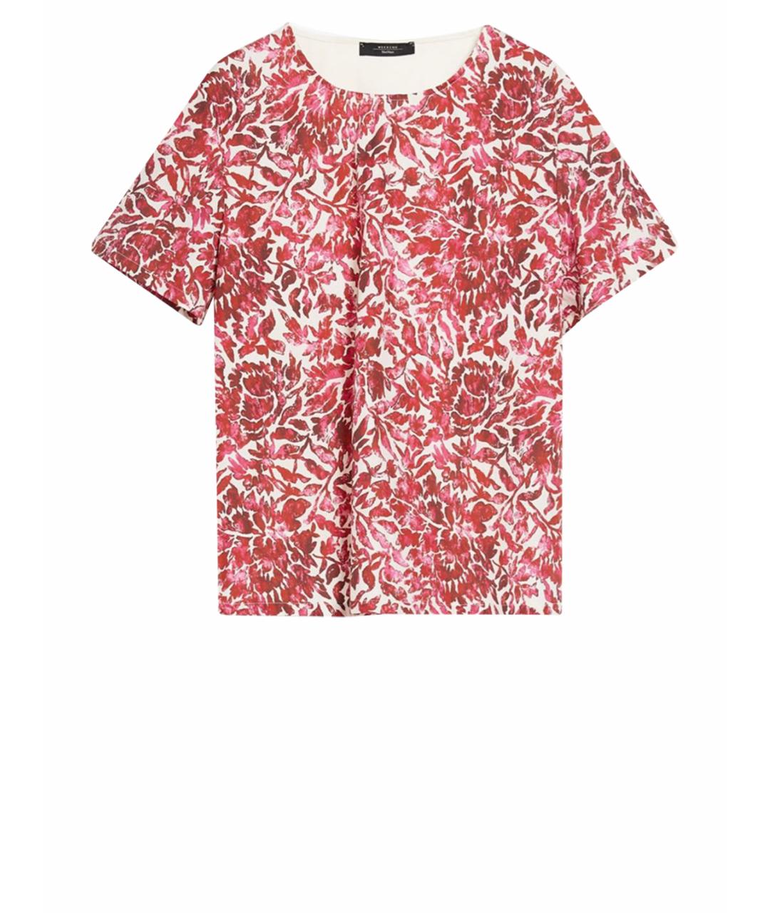 WEEKEND MAX MARA Мульти хлопковая футболка, фото 1