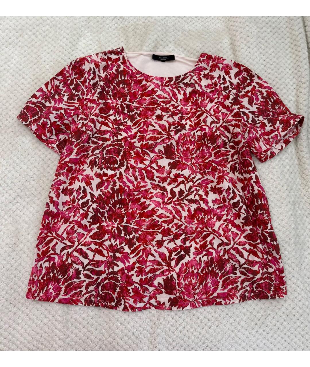 WEEKEND MAX MARA Мульти хлопковая футболка, фото 2
