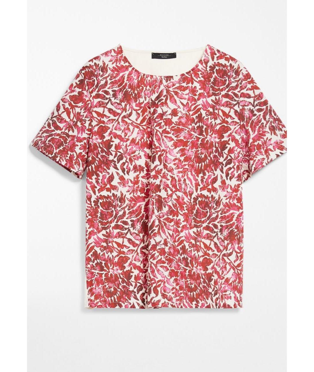 WEEKEND MAX MARA Мульти хлопковая футболка, фото 9