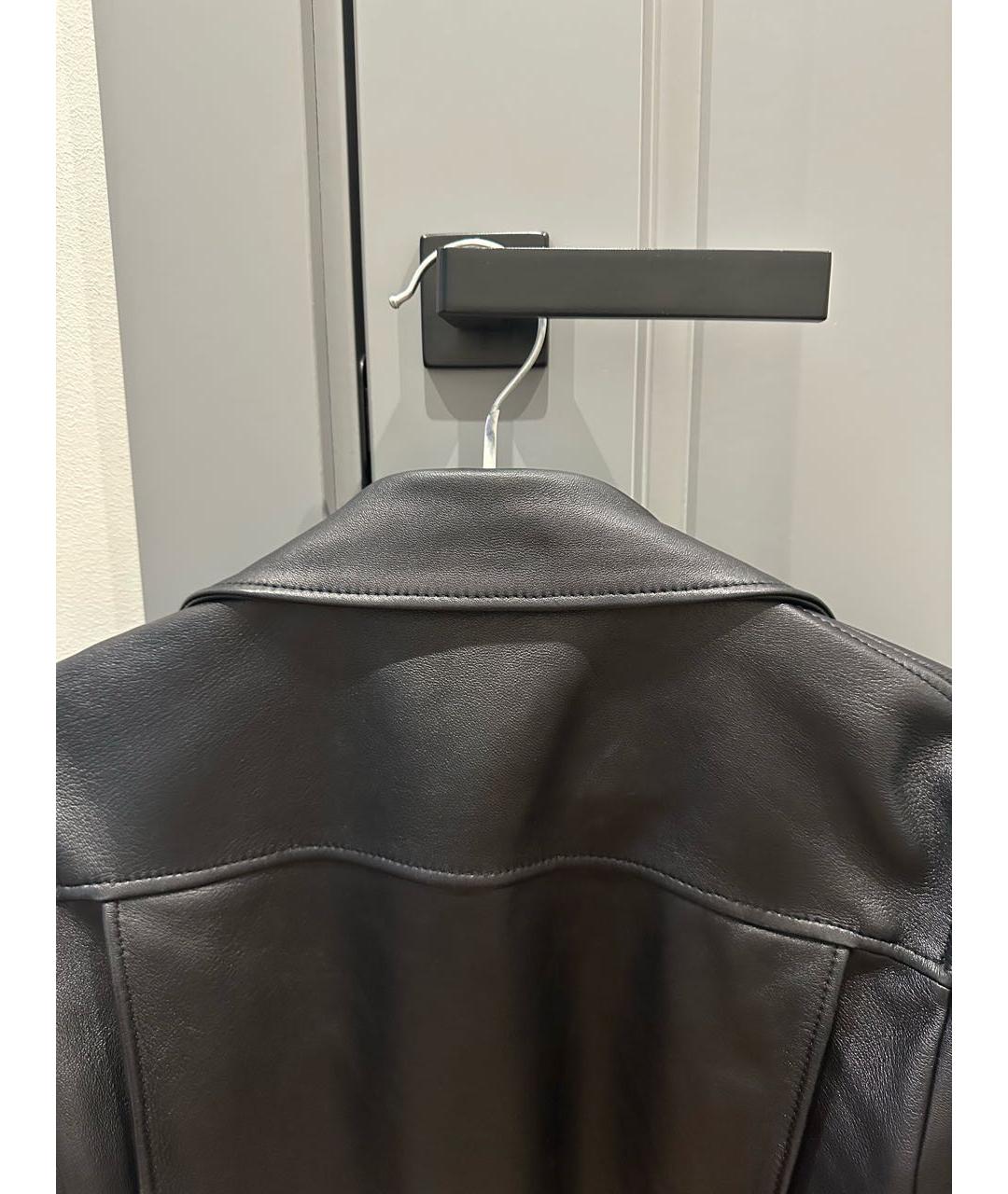 ACNE STUDIOS Черная кожаная куртка, фото 3