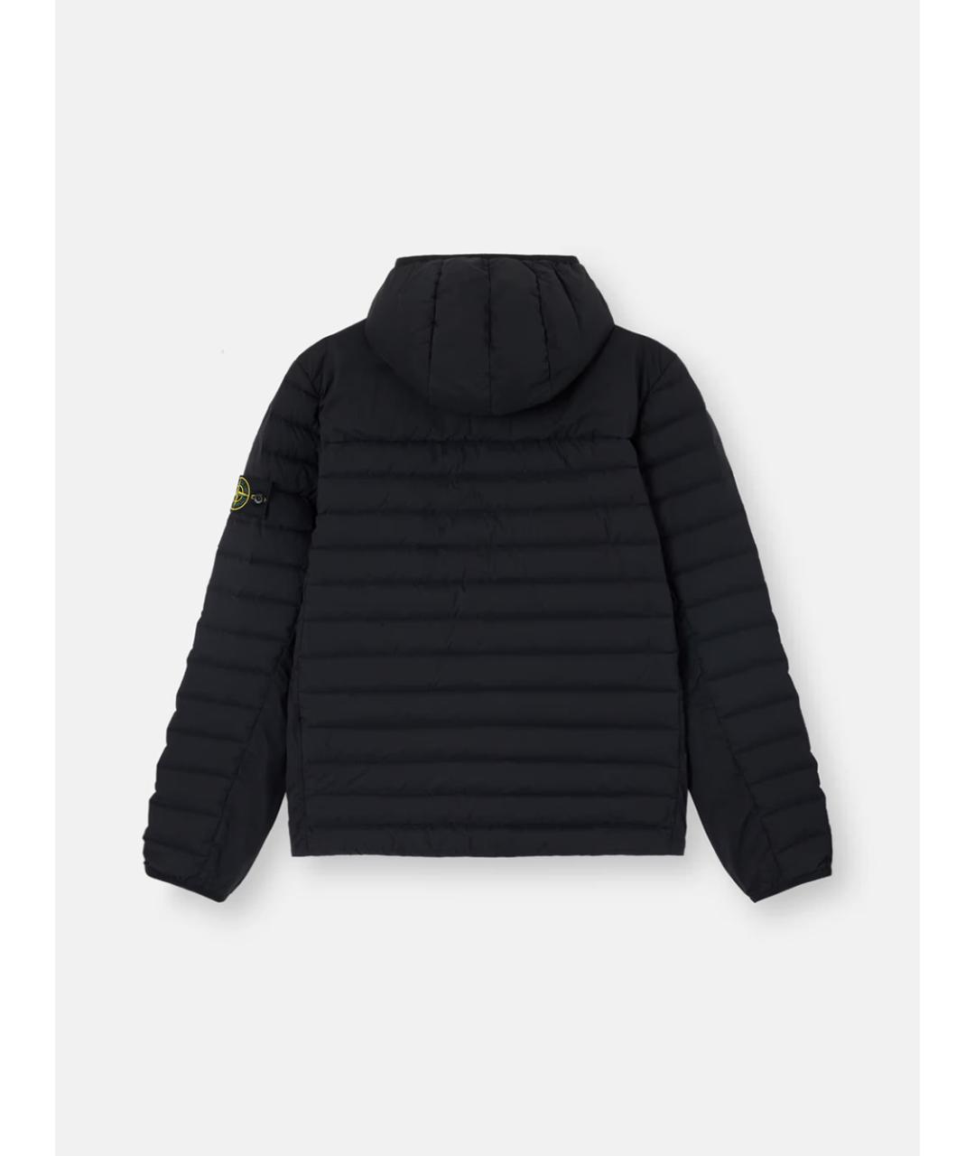 STONE ISLAND Черная синтетическая куртка, фото 2
