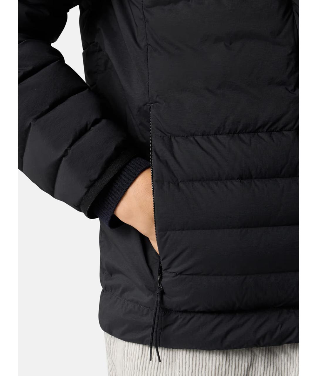 STONE ISLAND Черная синтетическая куртка, фото 6