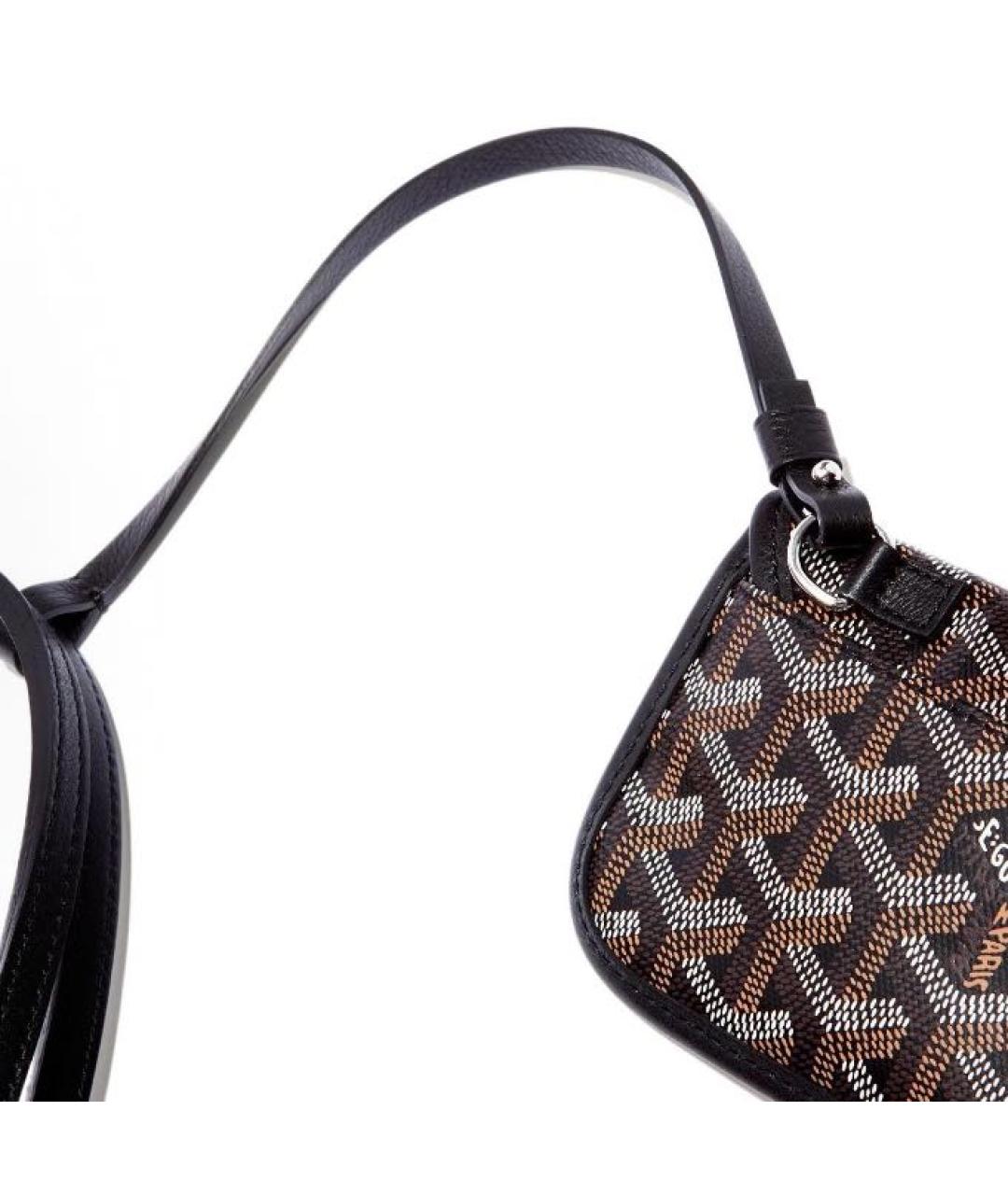 GOYARD Коричневая кожаная сумка тоут, фото 4