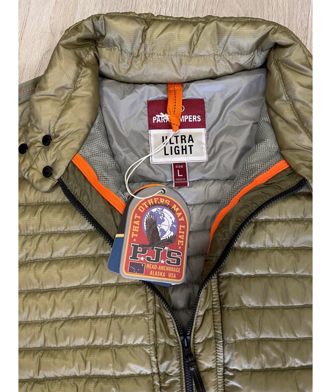 PARAJUMPERS Хаки полиэстеровая куртка, фото 3