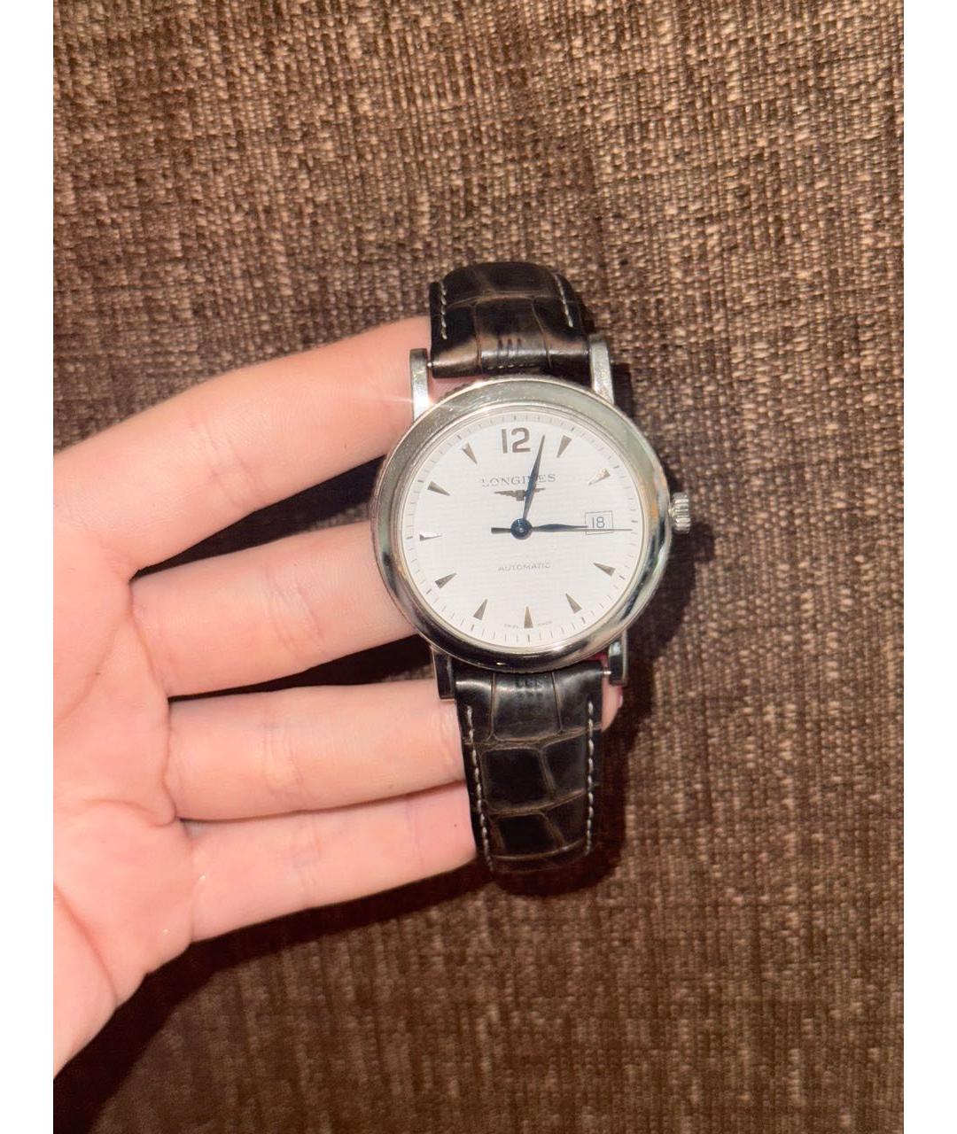 LONGINES Коричневые кожаные часы, фото 7