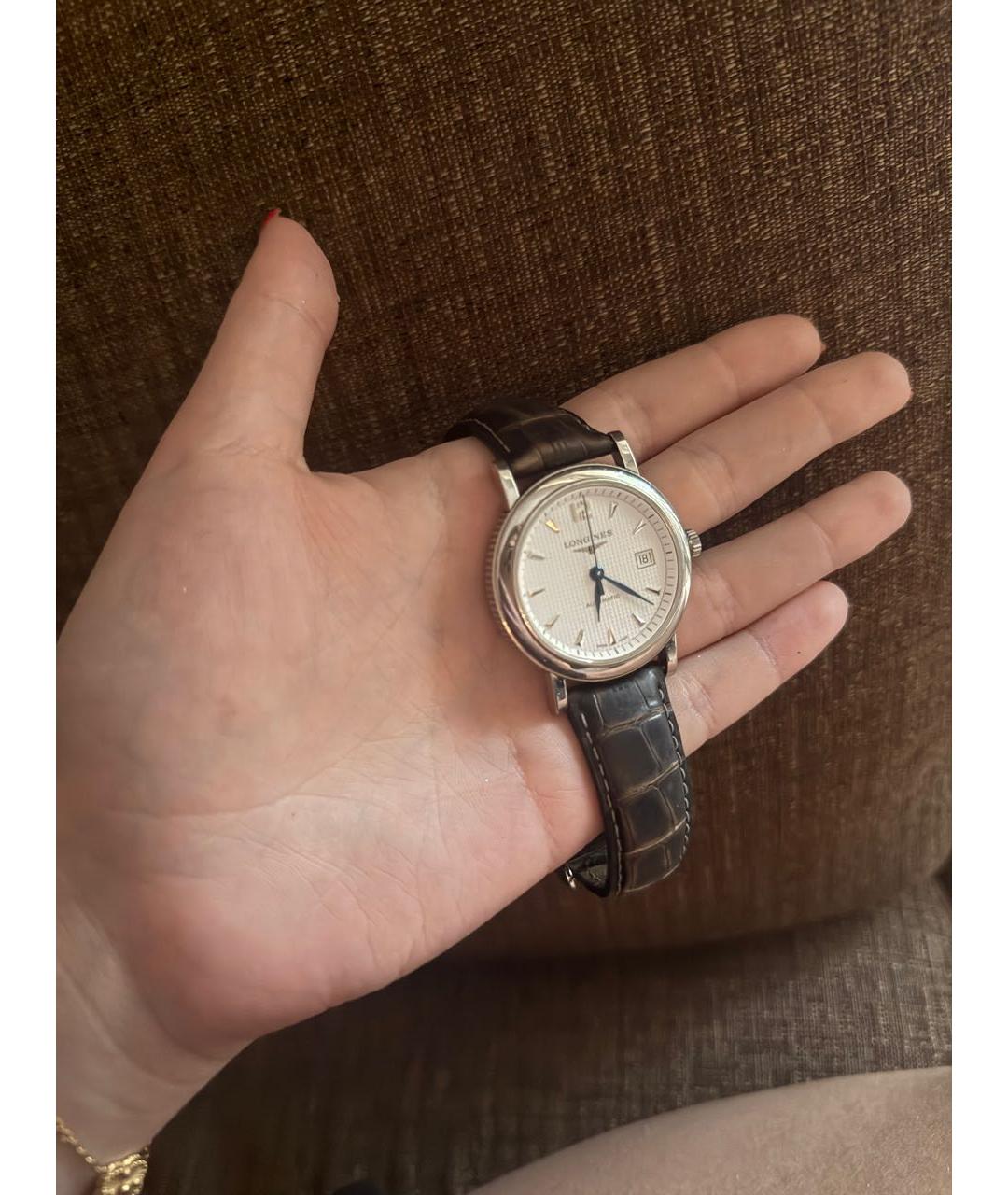 LONGINES Коричневые кожаные часы, фото 6