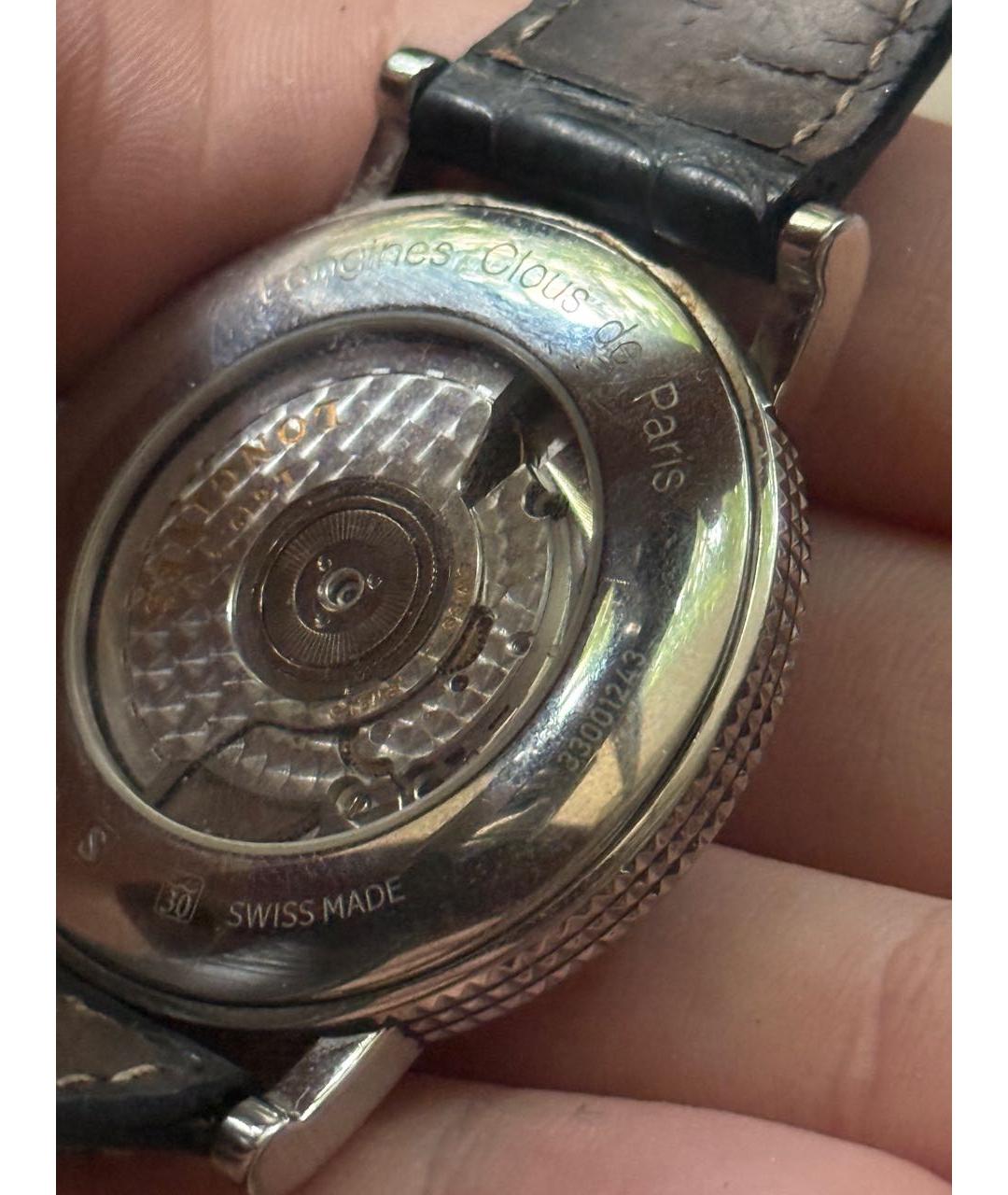 LONGINES Коричневые кожаные часы, фото 4