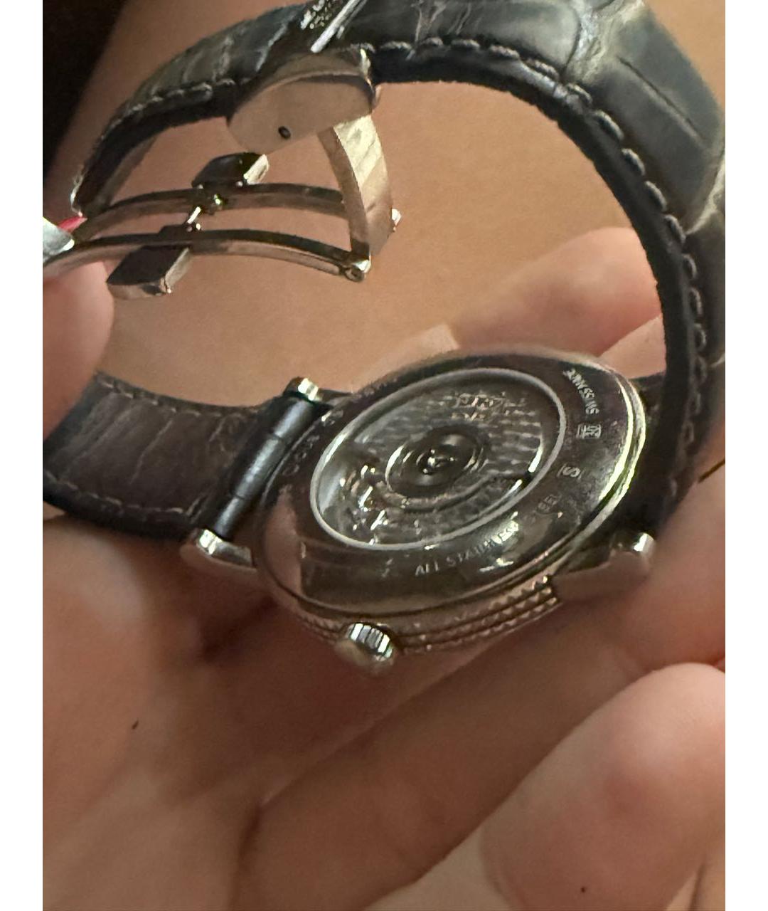 LONGINES Коричневые кожаные часы, фото 3