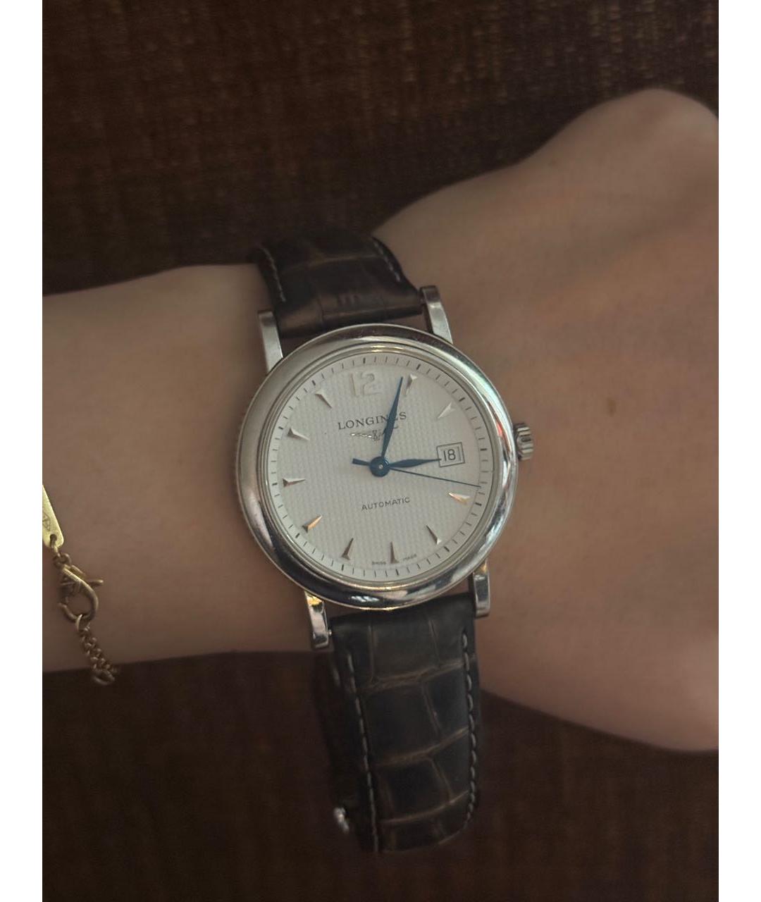 LONGINES Коричневые кожаные часы, фото 2