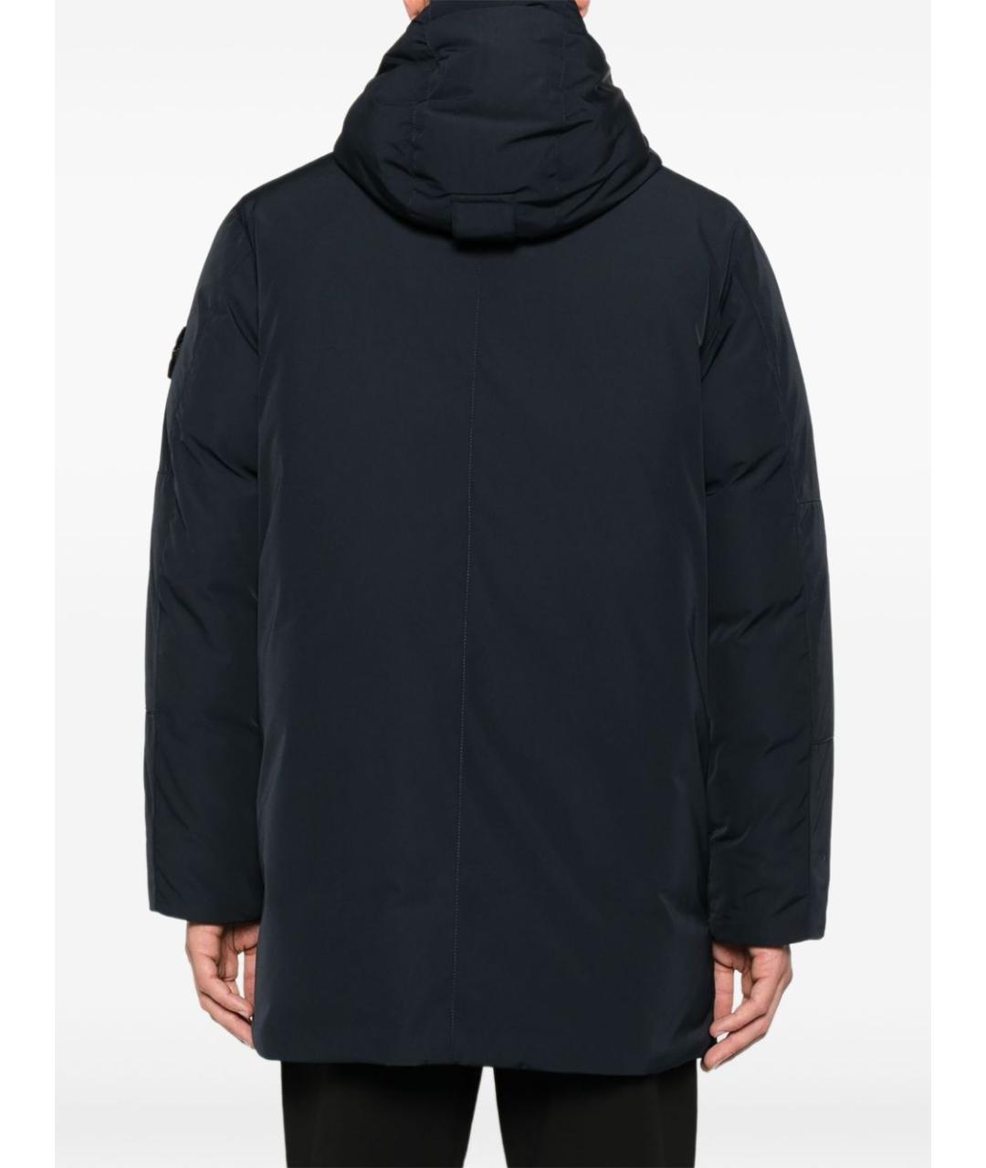 STONE ISLAND Синяя полиамидовая парка, фото 4