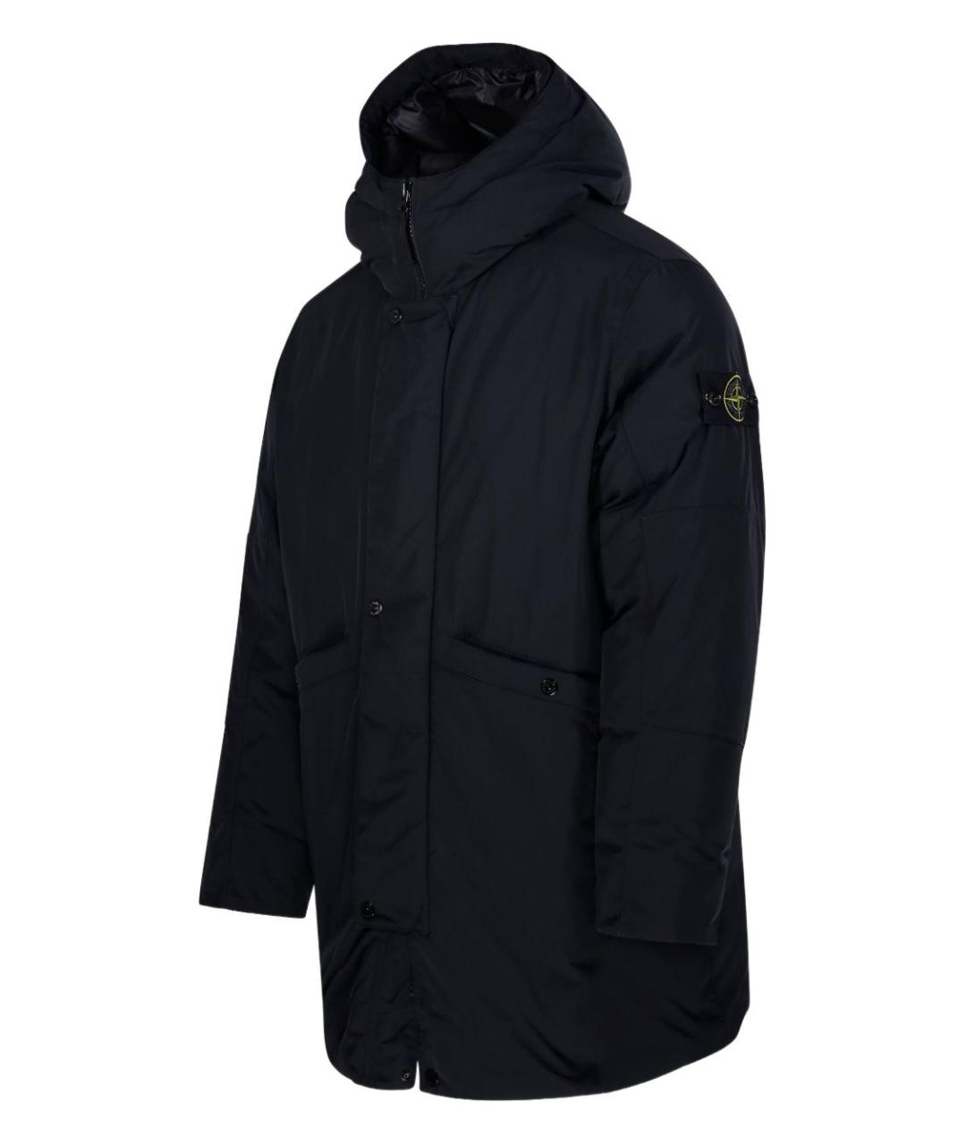 STONE ISLAND Черная парка, фото 3