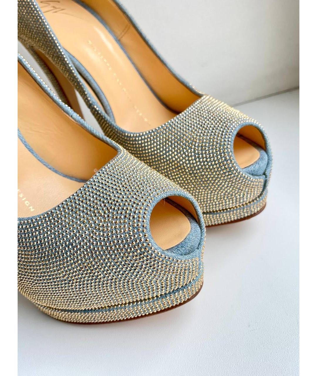 GIUSEPPE ZANOTTI DESIGN Серебряные туфли, фото 2