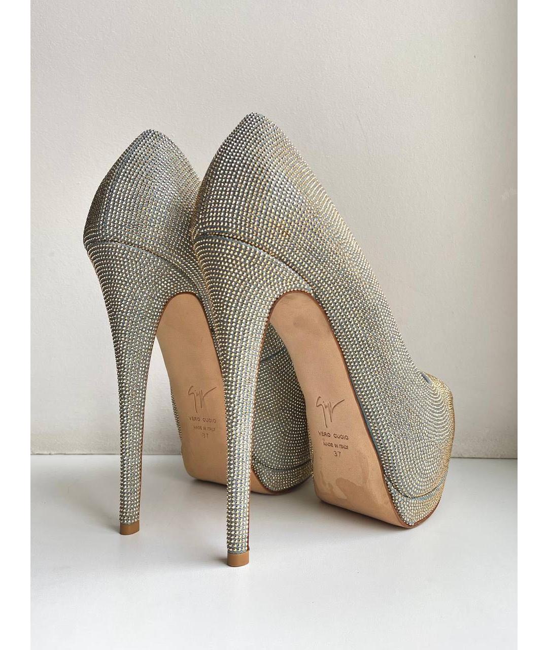 GIUSEPPE ZANOTTI DESIGN Серебряные туфли, фото 4