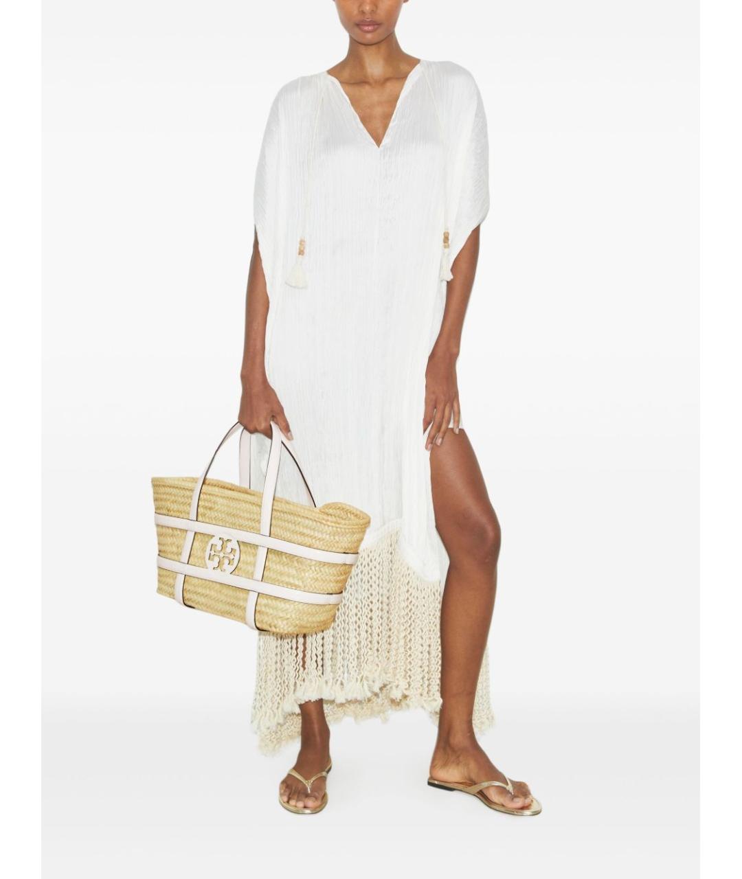TORY BURCH Бежевая сумка тоут, фото 2