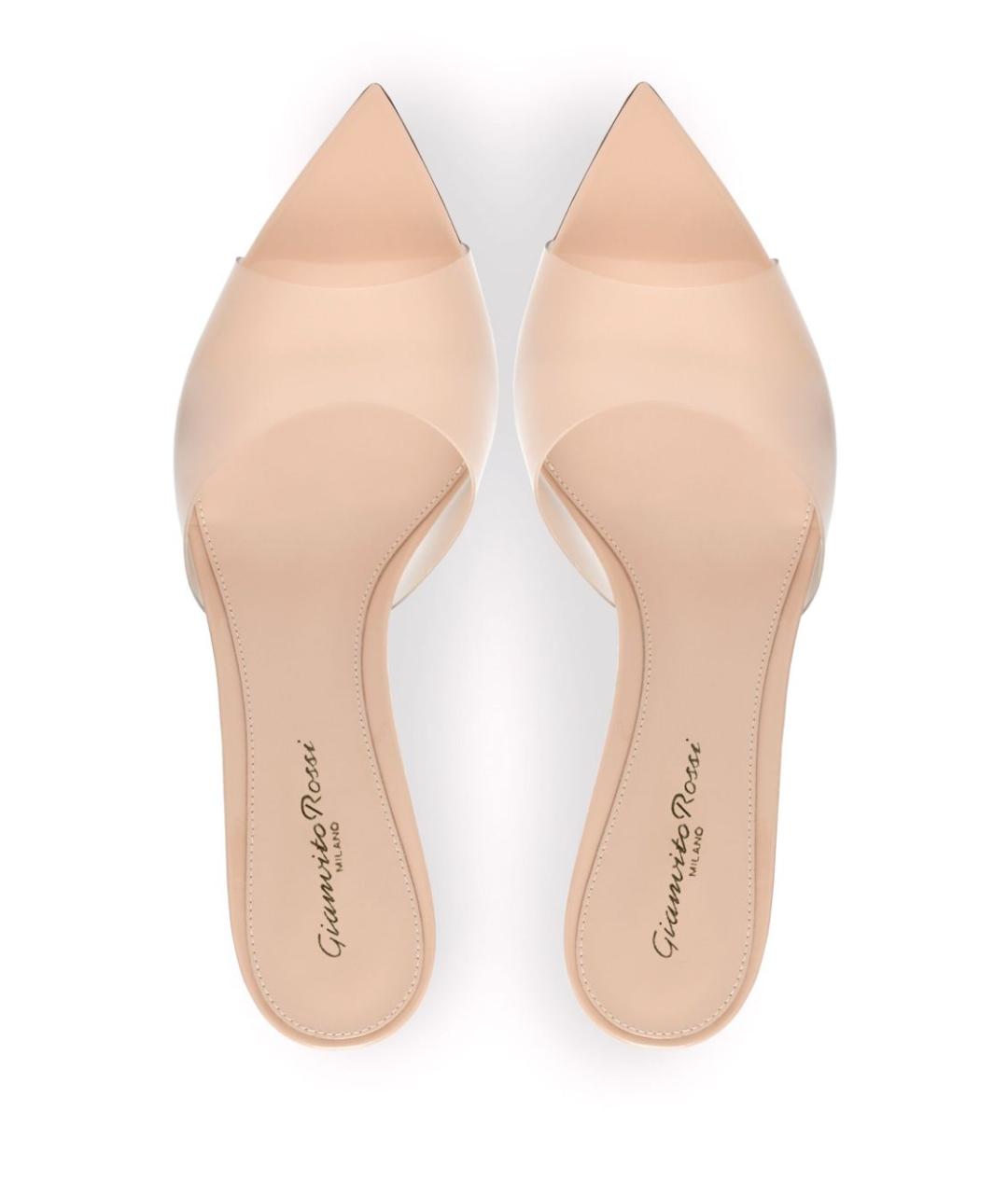 GIANVITO ROSSI Бежевые босоножки, фото 3