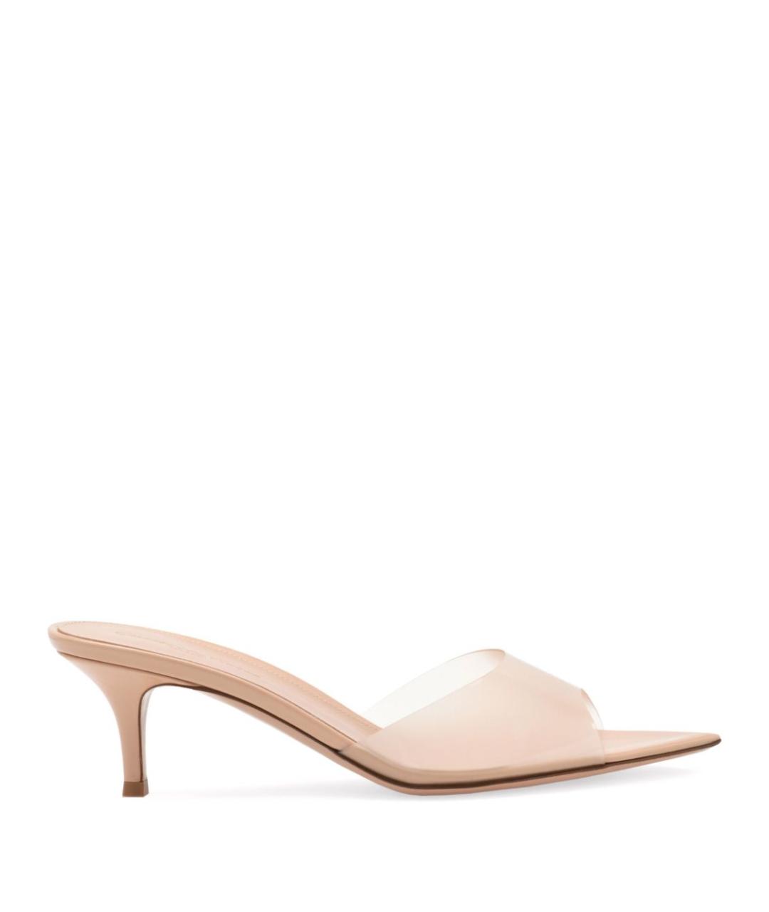 GIANVITO ROSSI Бежевые босоножки, фото 1