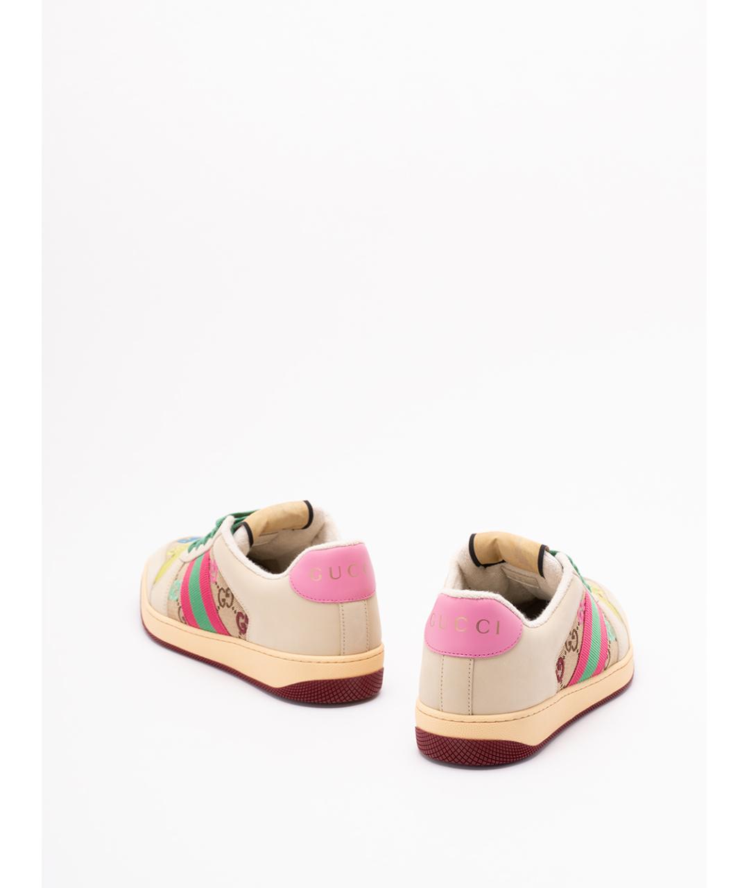 GUCCI Мульти текстильные кеды, фото 3