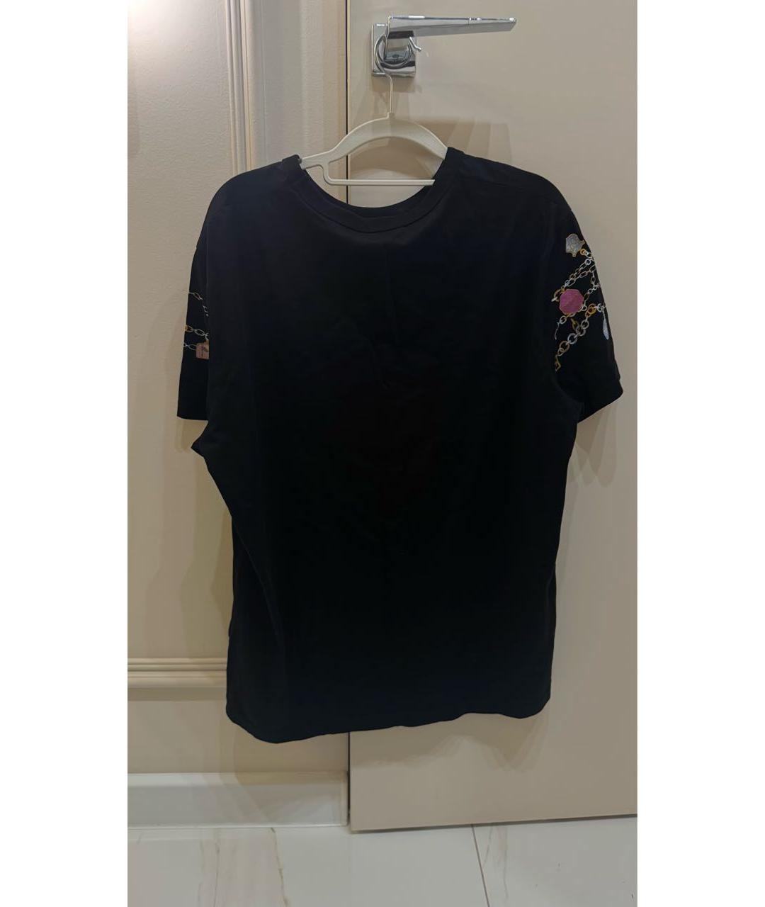 GIVENCHY Черная хлопковая футболка, фото 2
