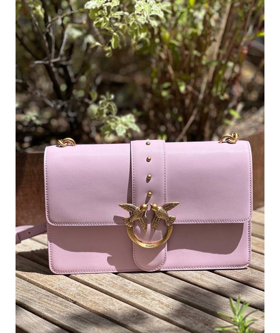 PINKO Кожаная сумка через плечо, фото 5