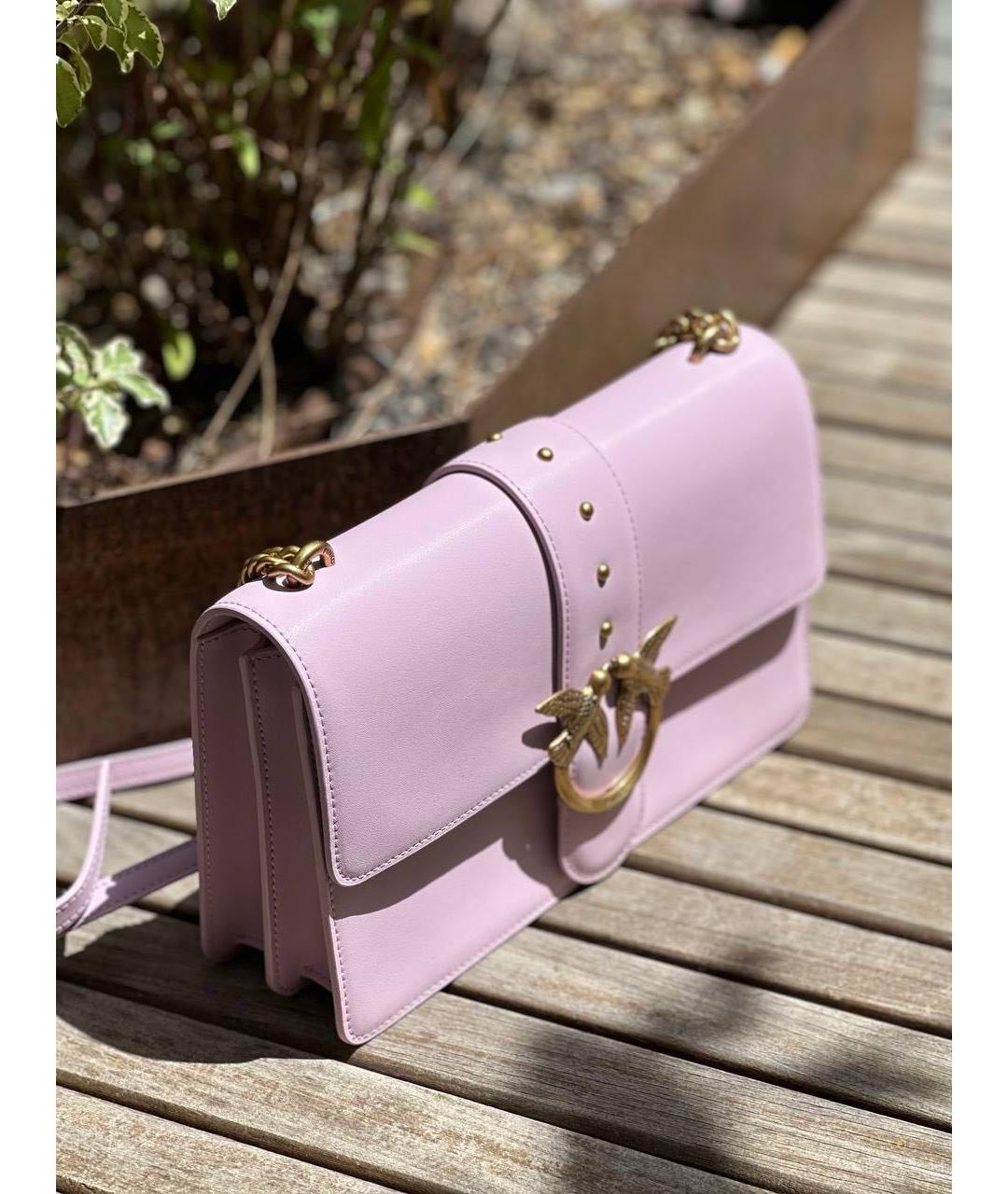 PINKO Кожаная сумка через плечо, фото 6