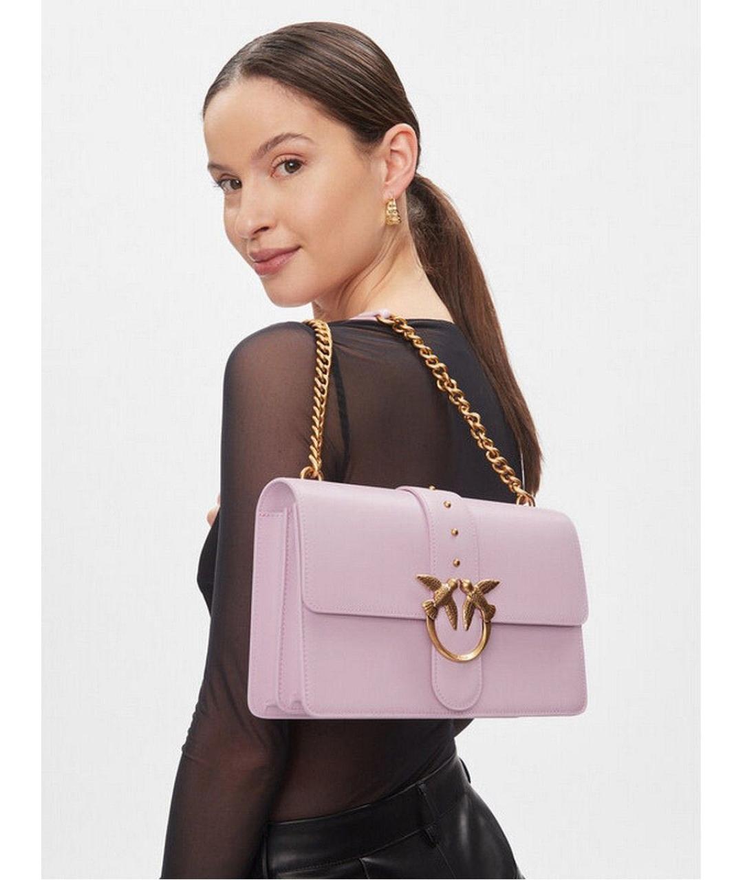 PINKO Кожаная сумка через плечо, фото 4