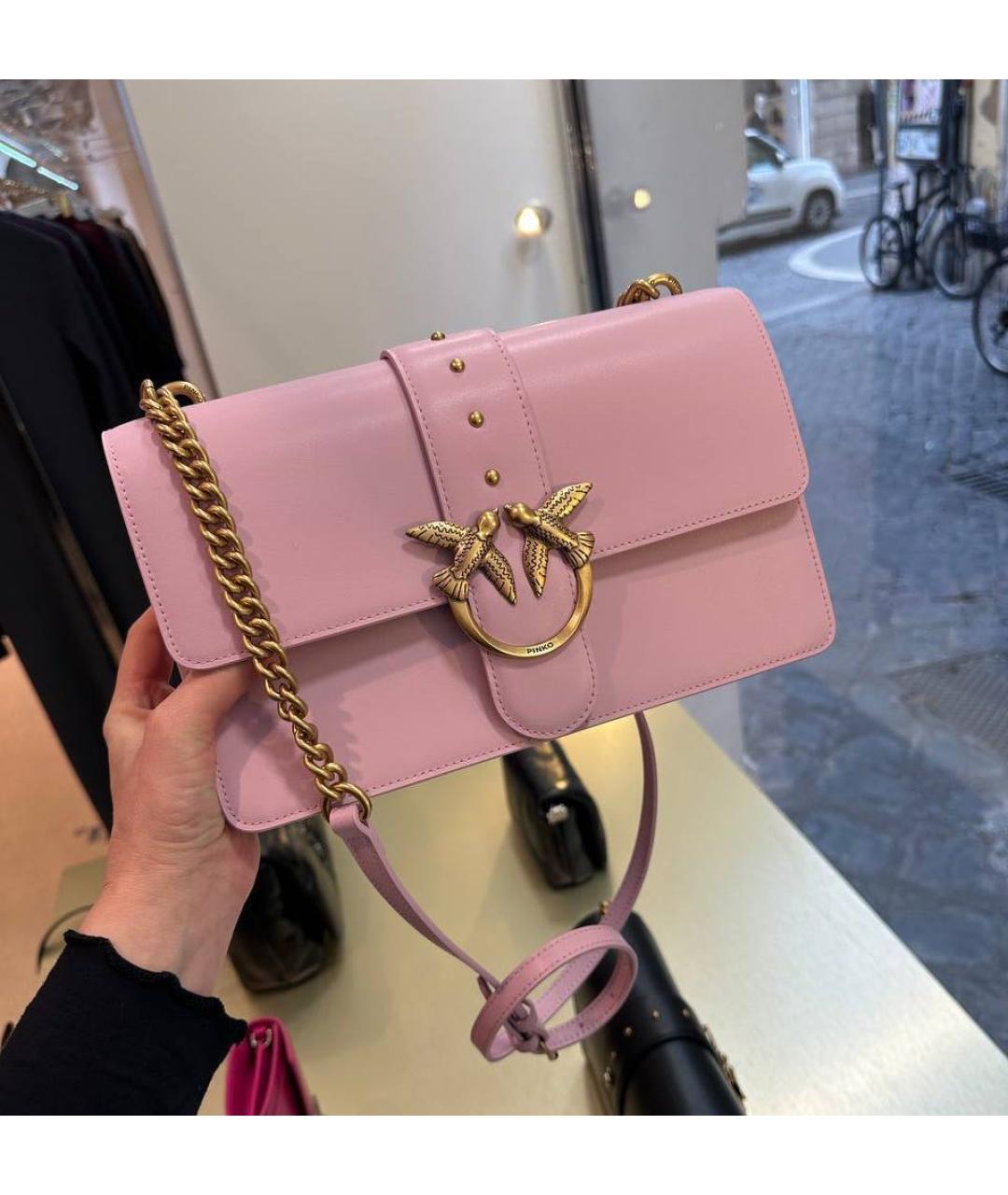 PINKO Кожаная сумка через плечо, фото 8