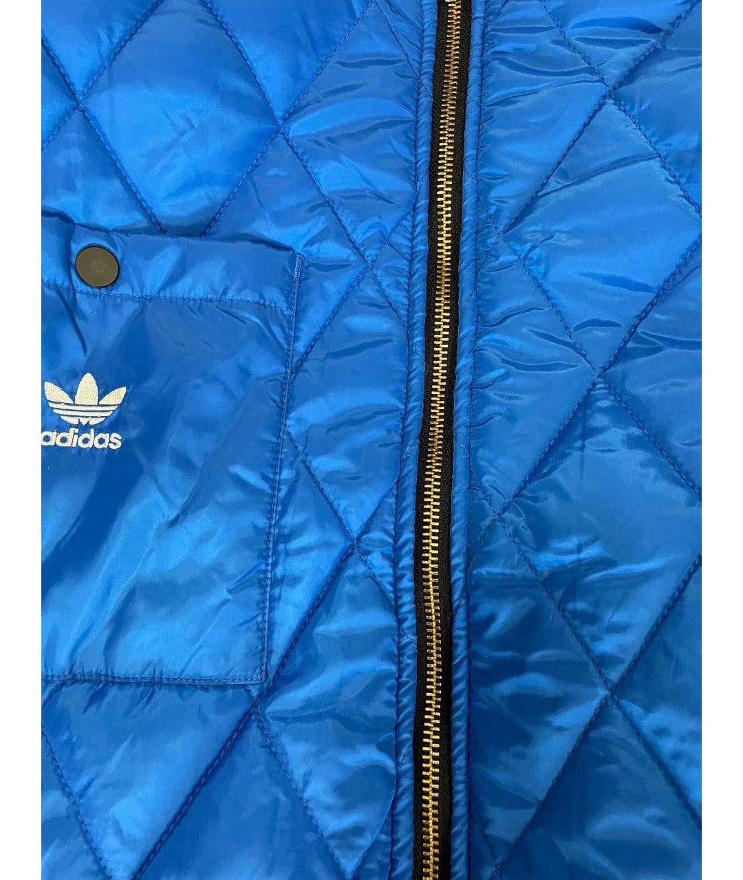 ADIDAS Черная полиэстеровая куртка, фото 7