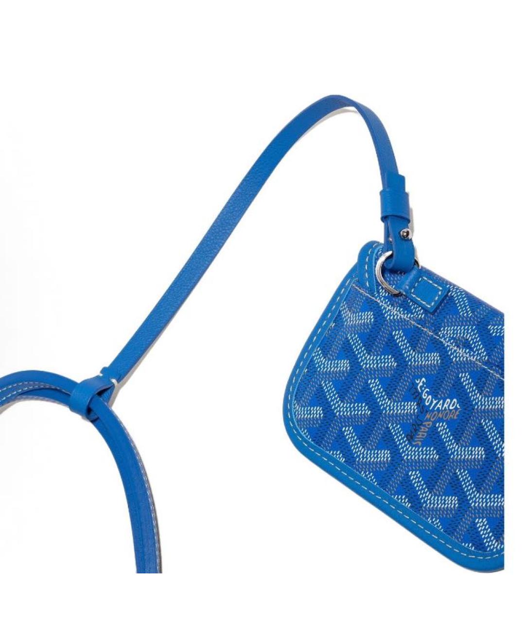 GOYARD Синяя кожаная сумка тоут, фото 3