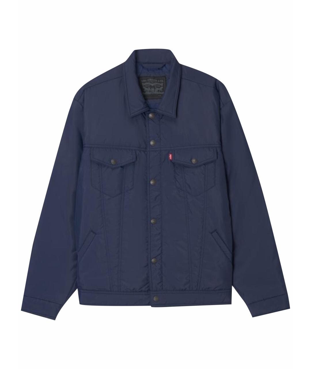 LEVI'S Темно-синяя полиэстеровая куртка, фото 1
