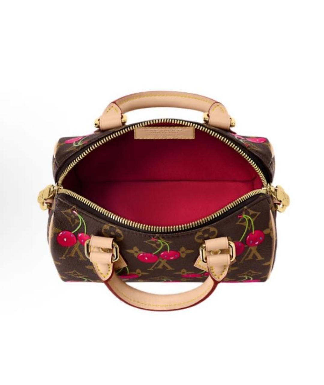 LOUIS VUITTON Коричневая сумка с короткими ручками, фото 4