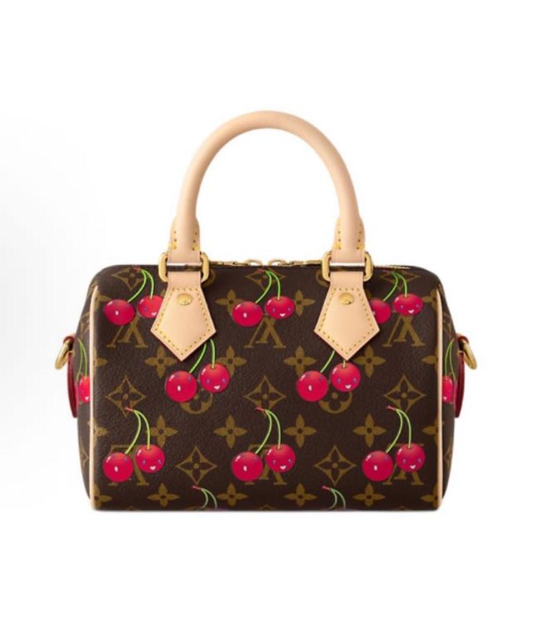 LOUIS VUITTON Коричневая сумка с короткими ручками, фото 3