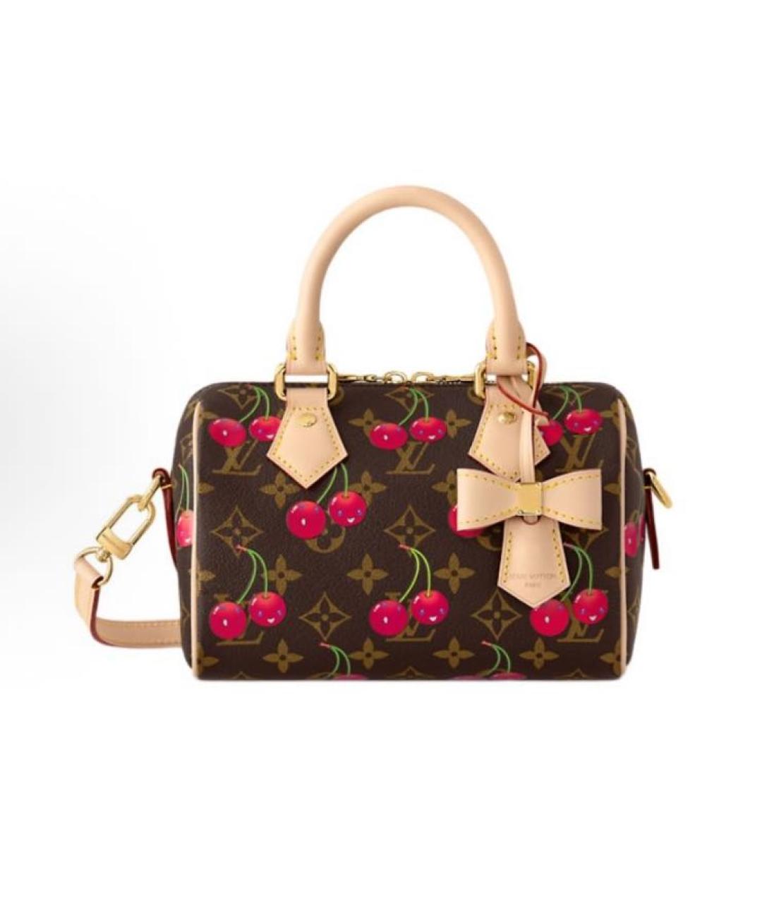 LOUIS VUITTON Коричневая сумка с короткими ручками, фото 1