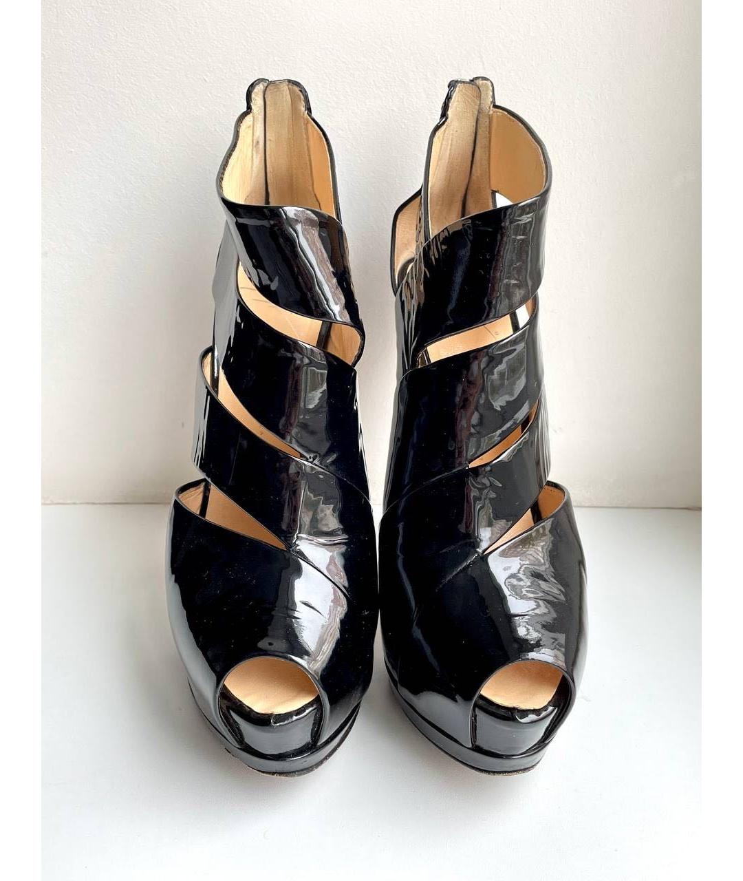 GIUSEPPE ZANOTTI DESIGN Черные туфли из лакированной кожи, фото 4