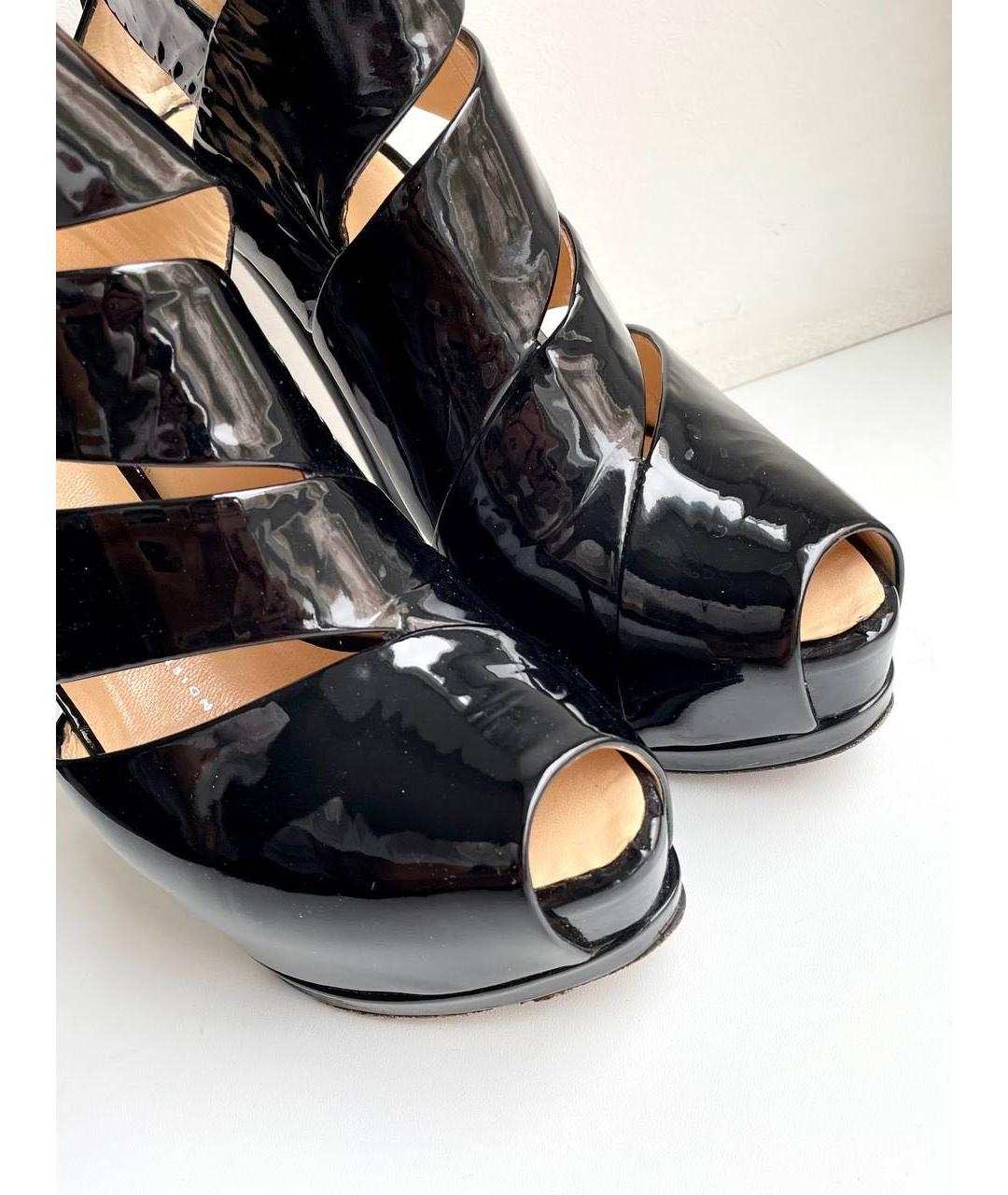 GIUSEPPE ZANOTTI DESIGN Черные туфли из лакированной кожи, фото 3