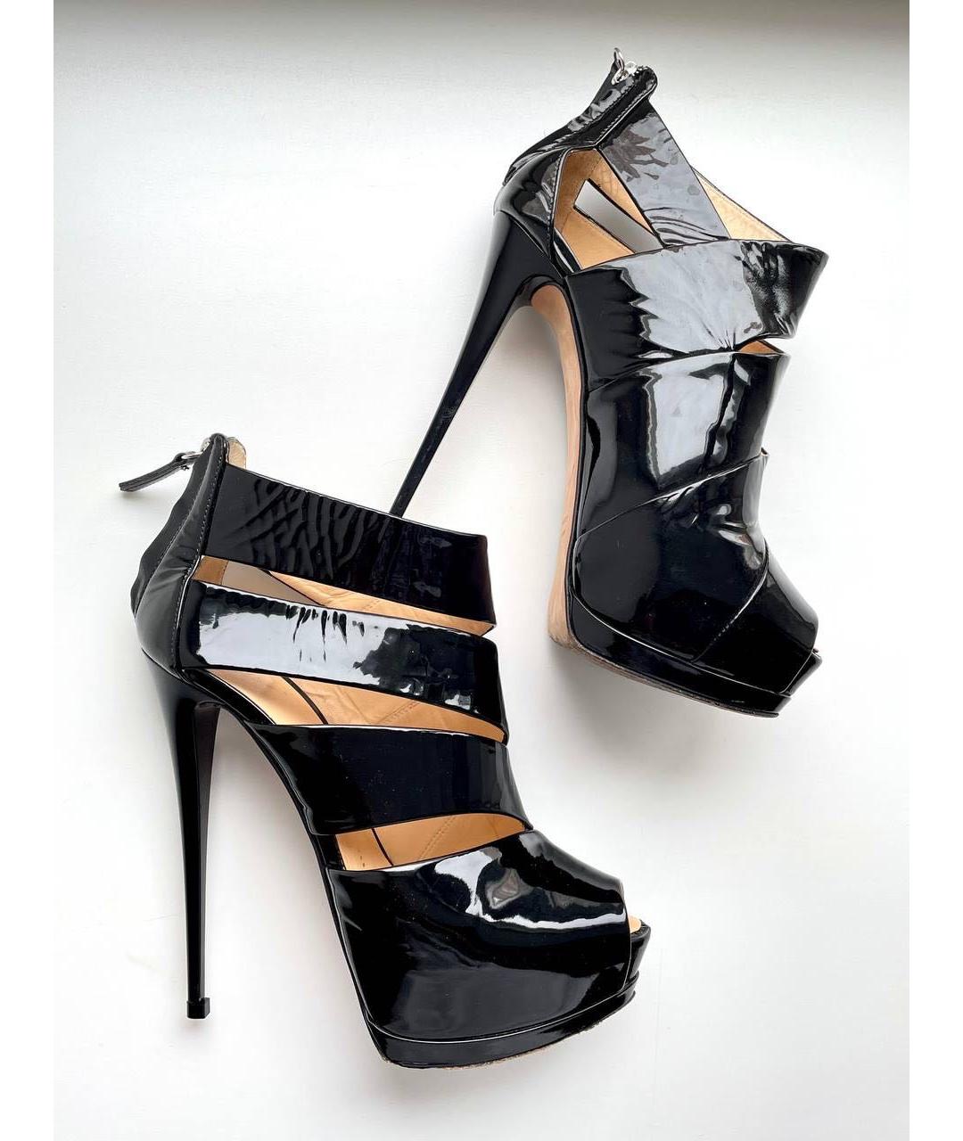 GIUSEPPE ZANOTTI DESIGN Черные туфли из лакированной кожи, фото 2