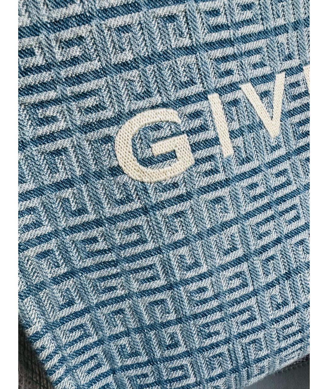 GIVENCHY Голубая сумка тоут, фото 5
