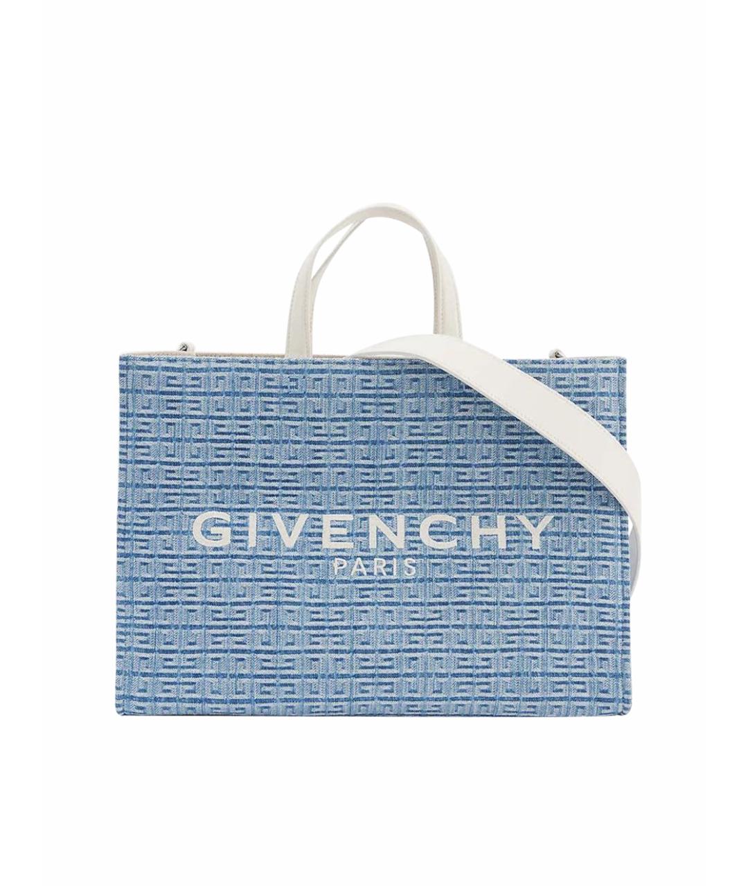 GIVENCHY Голубая сумка тоут, фото 1
