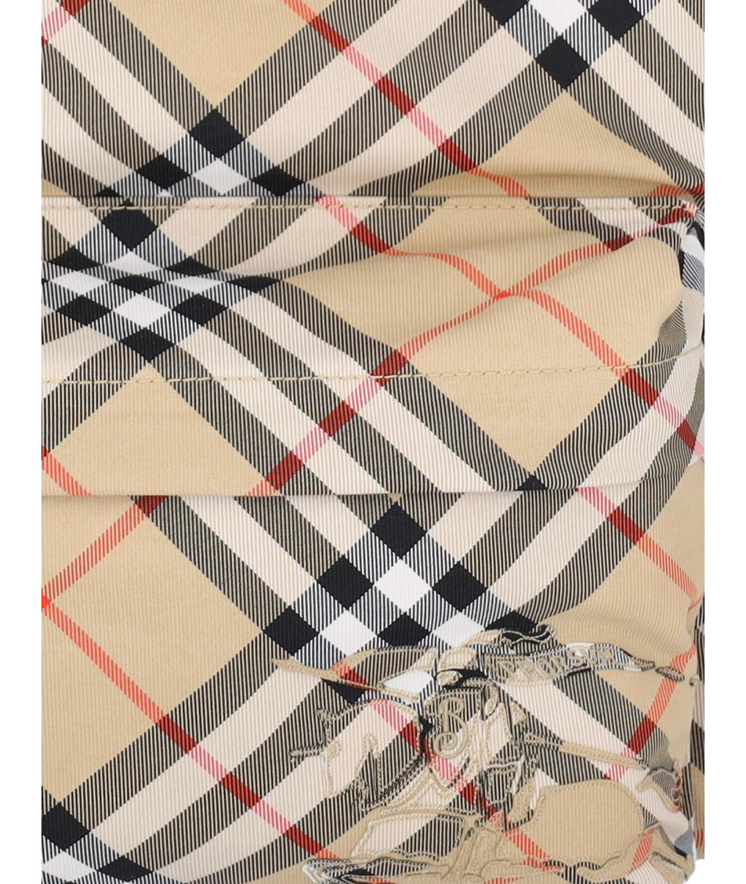 BURBERRY Бежевый синтетический рюкзак, фото 3