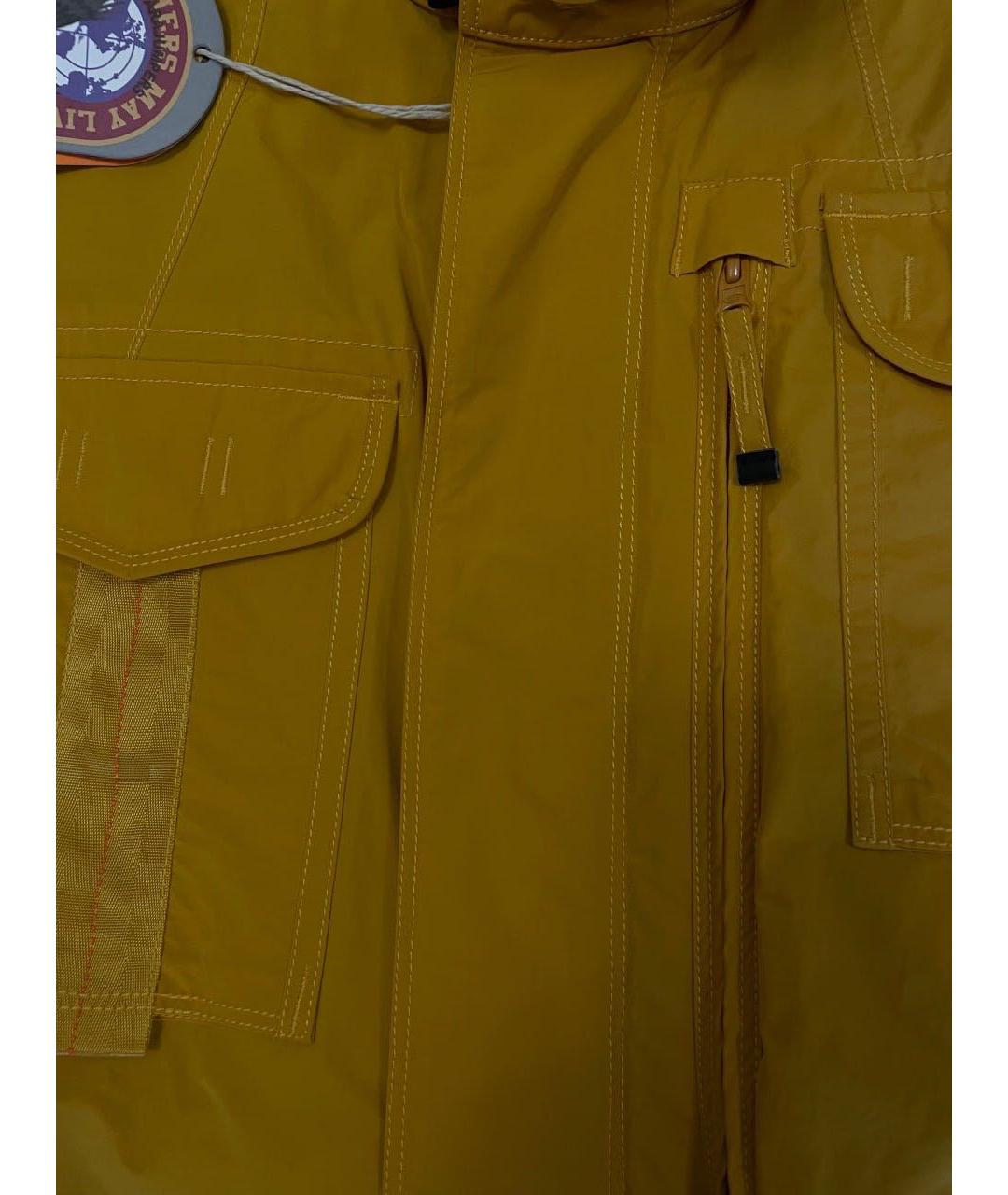 PARAJUMPERS Желтая полиэстеровая куртка, фото 8