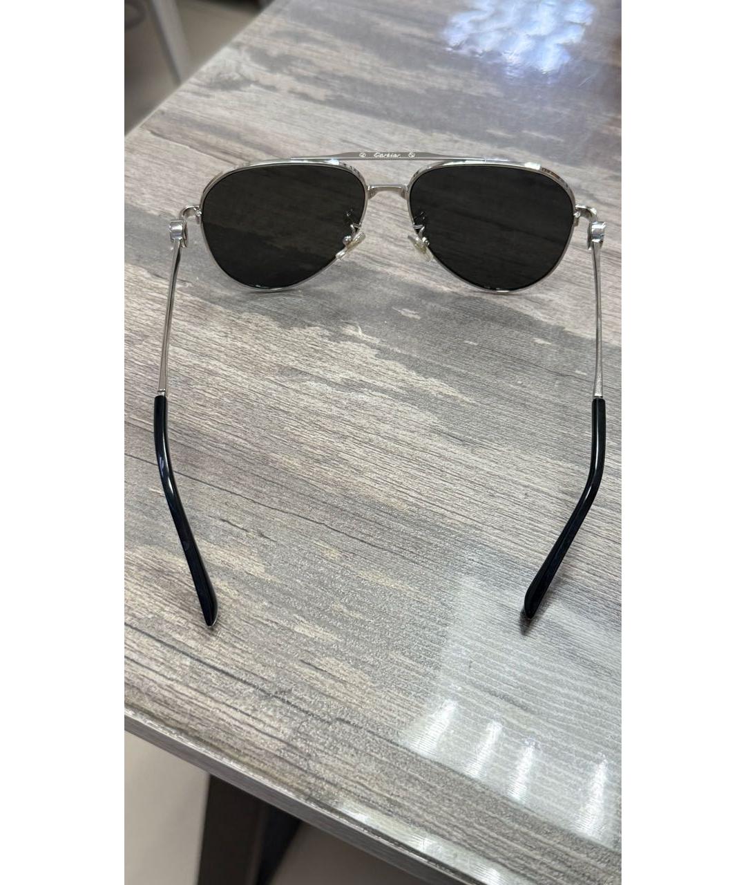 CARTIER Металлические солнцезащитные очки, фото 3