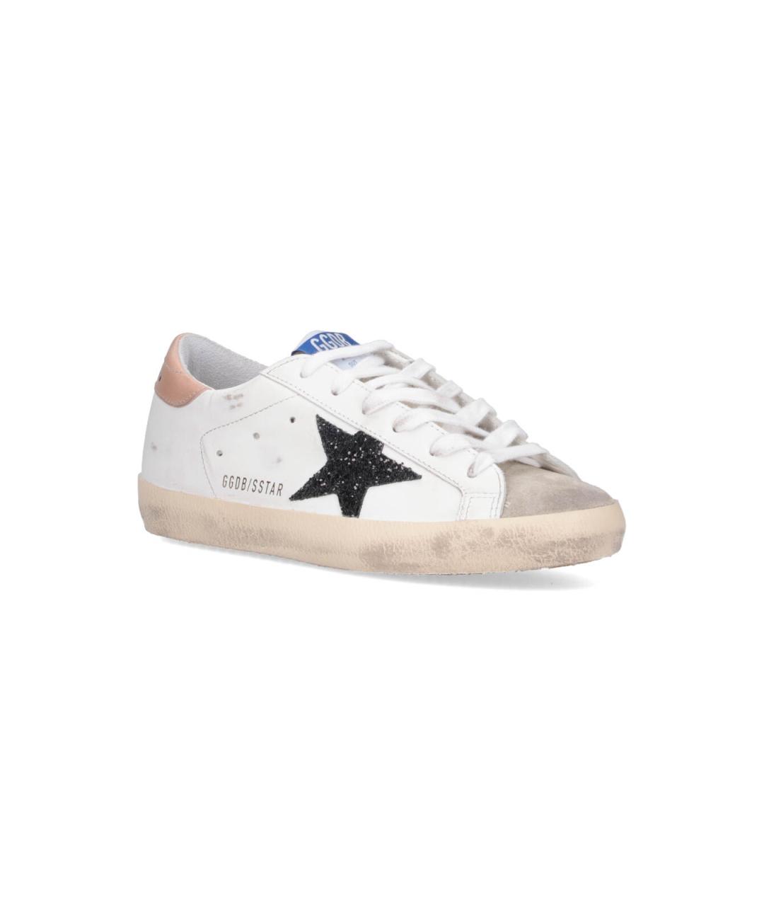 GOLDEN GOOSE DELUXE BRAND Белые кожаные кеды, фото 2