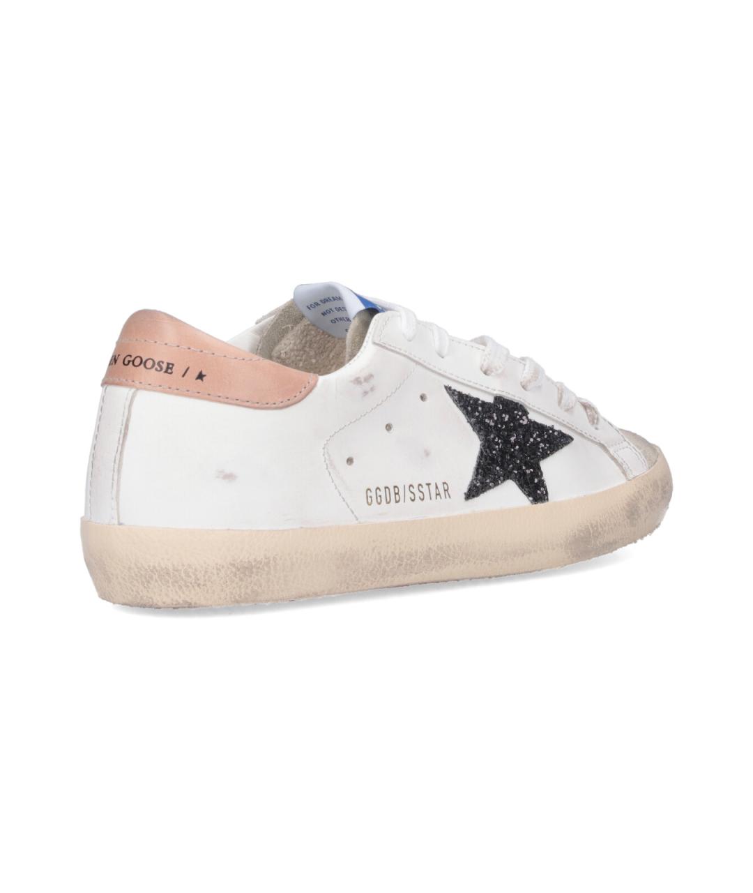 GOLDEN GOOSE DELUXE BRAND Белые кожаные кеды, фото 4