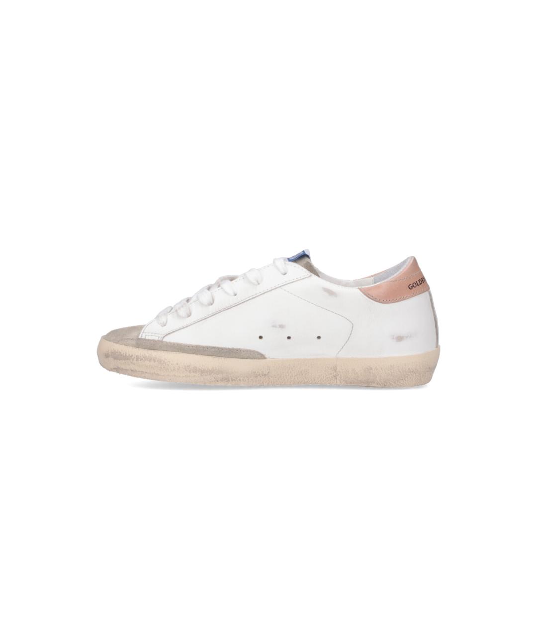 GOLDEN GOOSE DELUXE BRAND Белые кожаные кеды, фото 3