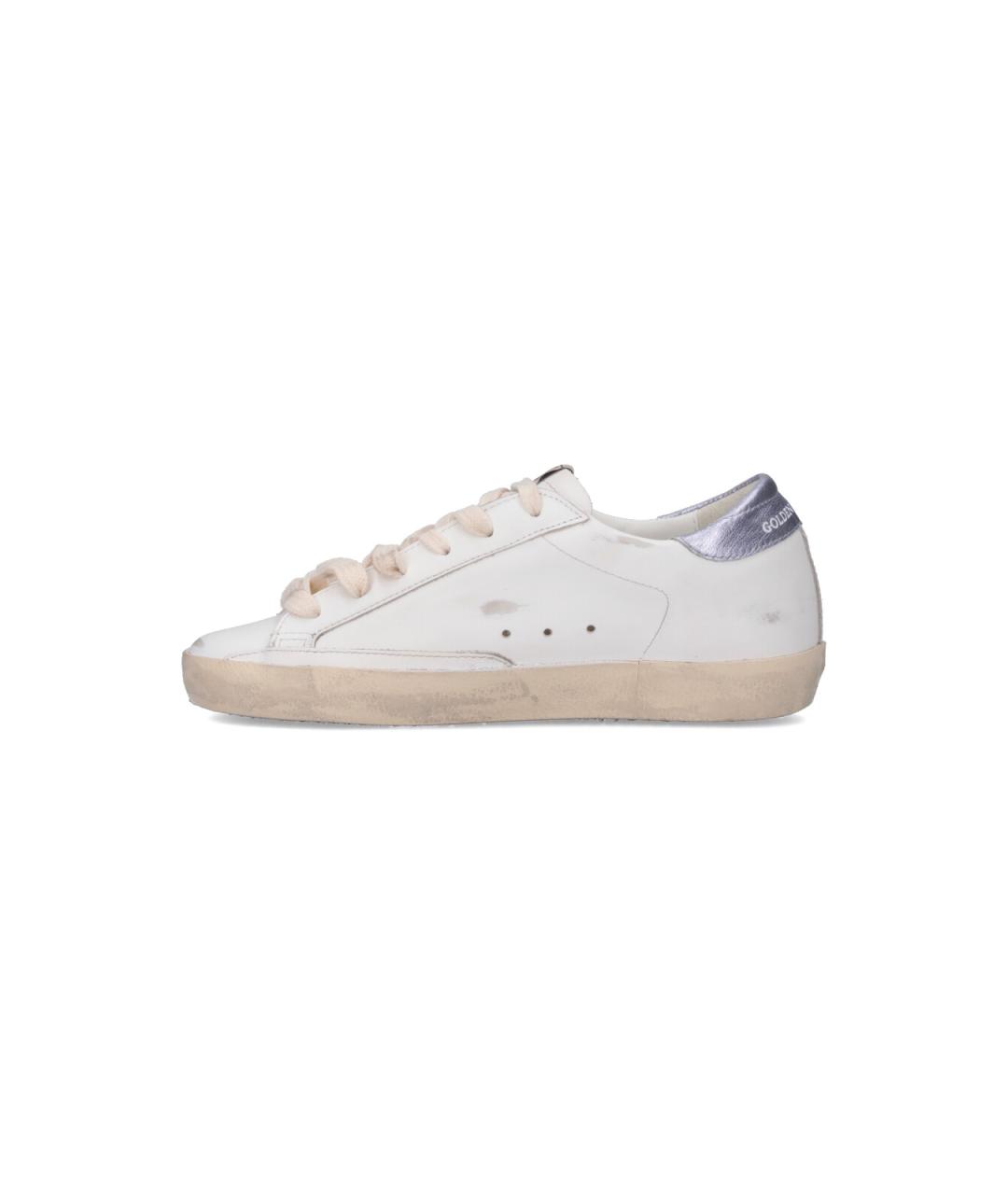 GOLDEN GOOSE DELUXE BRAND Белые кожаные кеды, фото 3
