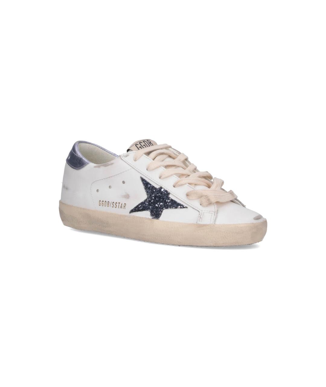 GOLDEN GOOSE DELUXE BRAND Белые кожаные кеды, фото 2