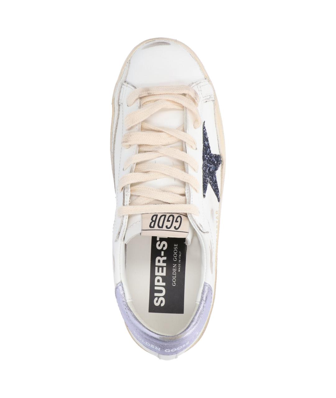 GOLDEN GOOSE DELUXE BRAND Белые кожаные кеды, фото 5
