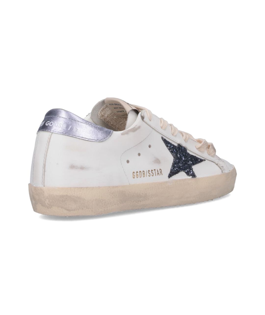 GOLDEN GOOSE DELUXE BRAND Белые кожаные кеды, фото 4