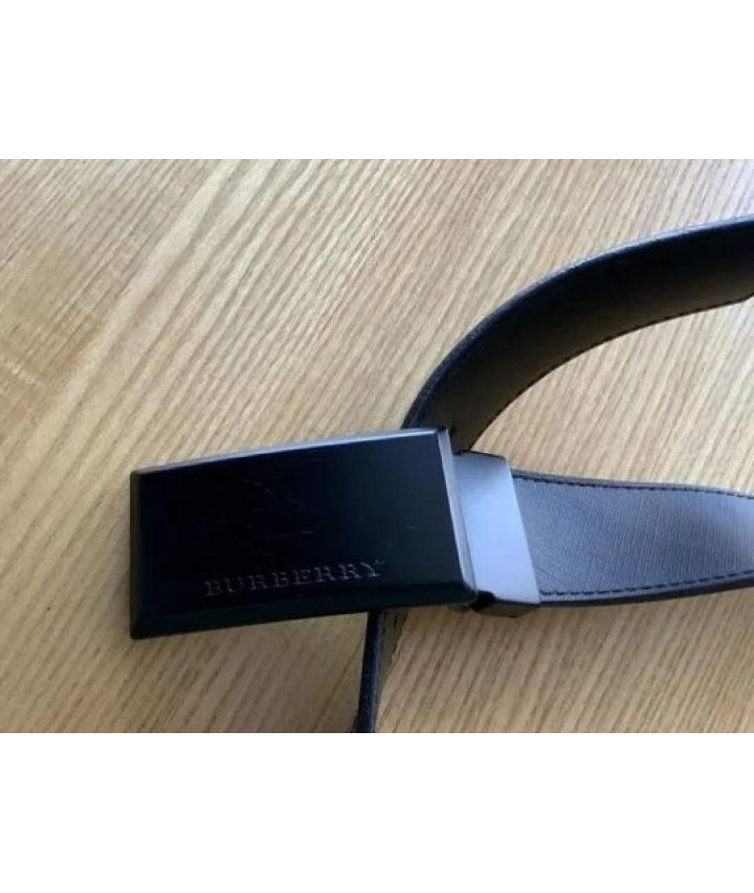 BURBERRY Кожаный ремень, фото 4