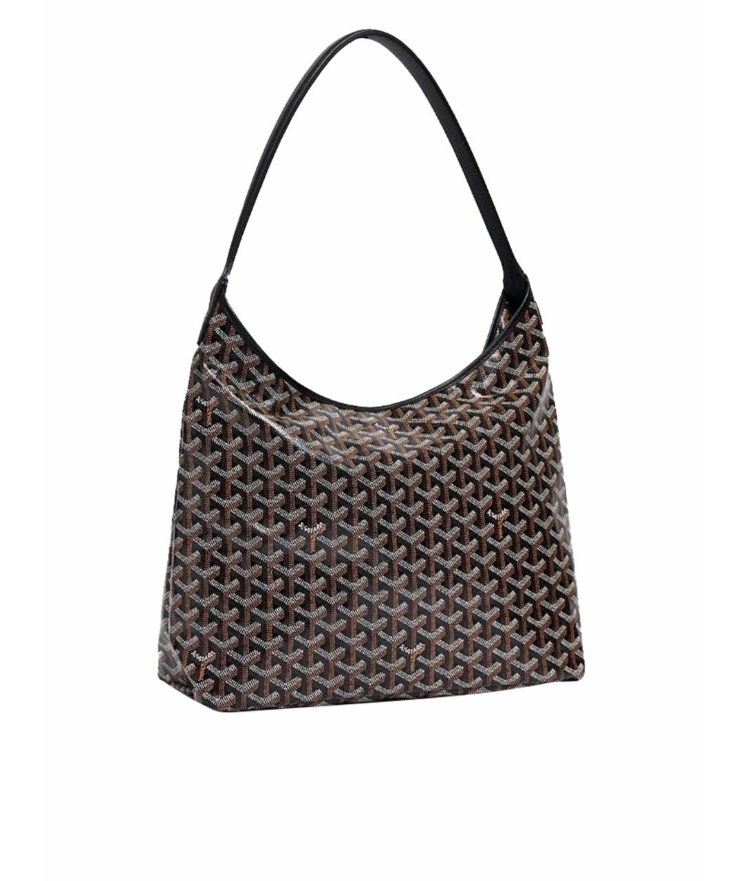 GOYARD Черная кожаная сумка тоут, фото 1